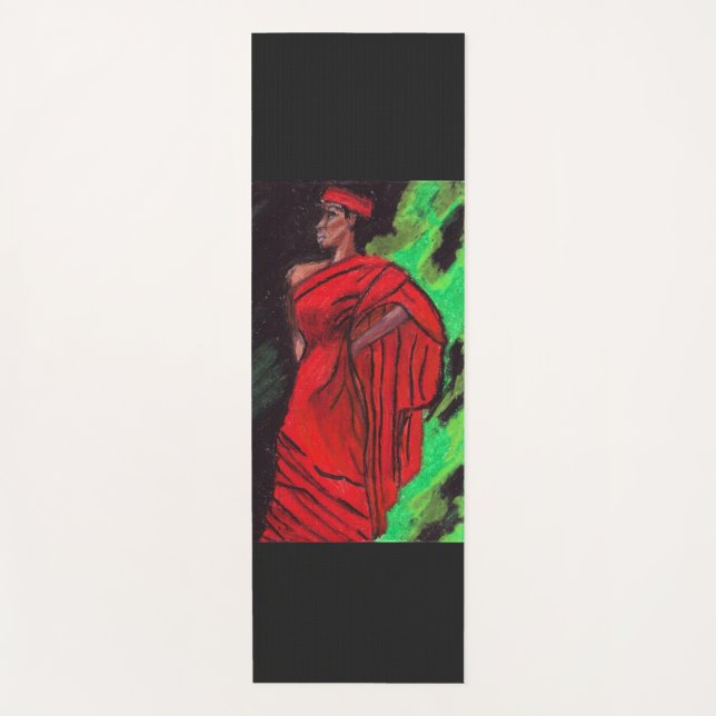 BLACK BEAUTY  YOGA MAT (Front)