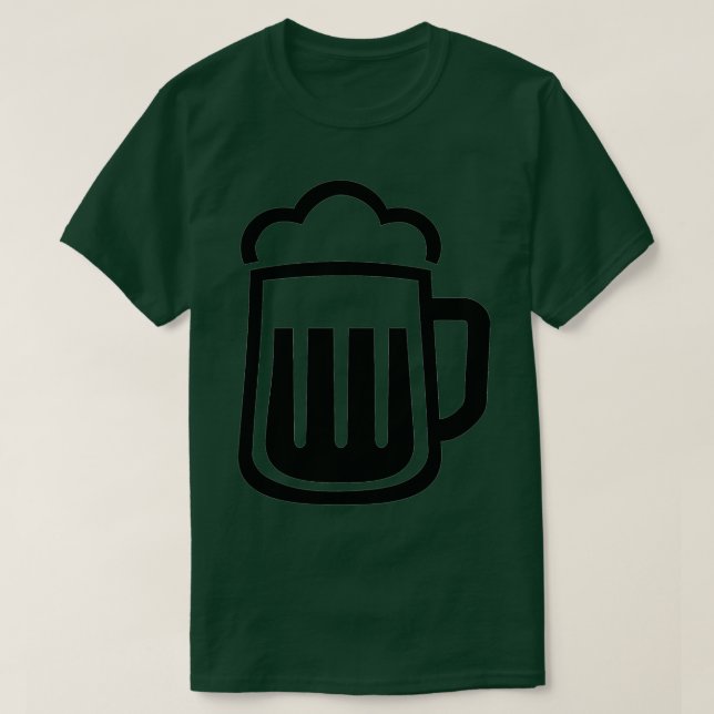 Black beer icon T-Shirt (Design Front)