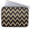 Black Beige Chevron Pattern