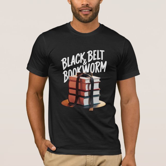 Black Belt & Bookworm T-Shirt (Front)