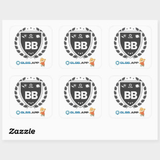 Black Belt Certified - GLSS.app Square Sticker