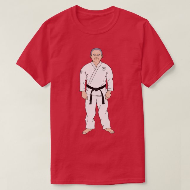 Black Belt Grandpa Dad T-Shirt (Design Front)