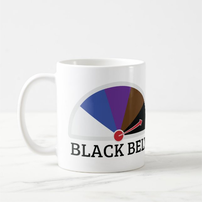Black Belt Jiu Jitsu Coffee Mug (Left)