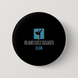 Black Belt Karate Club  Button
