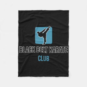 Black Belt Karate Club  Fleece Blanket