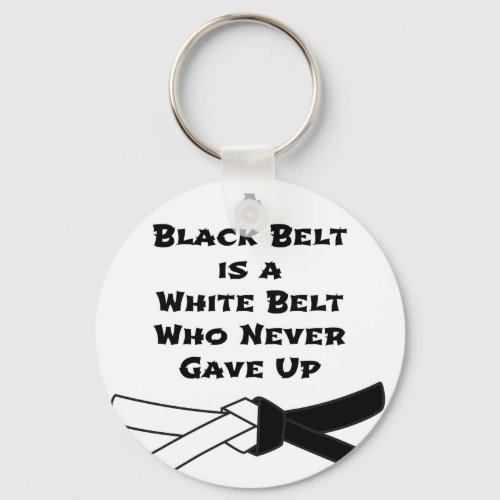 Black Belt Keychain