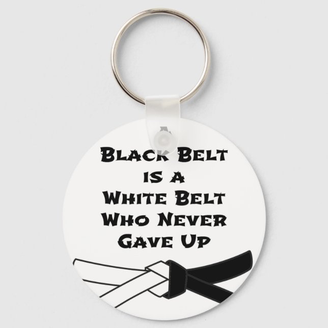 Black Belt Keychain (Front)