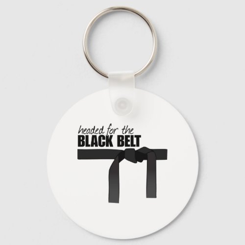 Black Belt Keychain