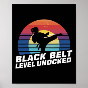 Black Belt Level Unlocked 5 Poster