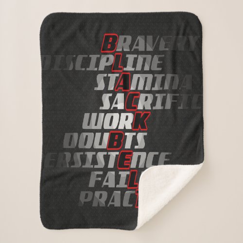 Black Belt  Martial Arts Blanket