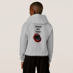 Black Belt Mindset Earned Not Given Karate Hoodie