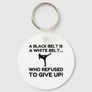 BLACK BELT REFUSAL KEYCHAIN