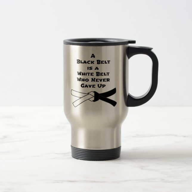 Black Belt Travel Mug (Right)