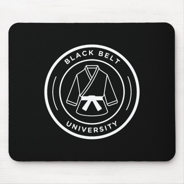 Black Belt University  Mouse Pad (Front)