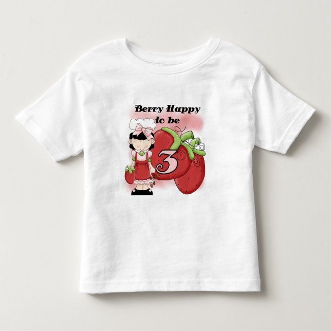Black Berry 3rd Birthday T-shirts and Gifts (Front)