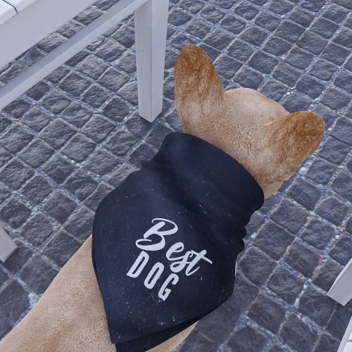 Black Best Dog Chalkboard Wedding Pet Bandana