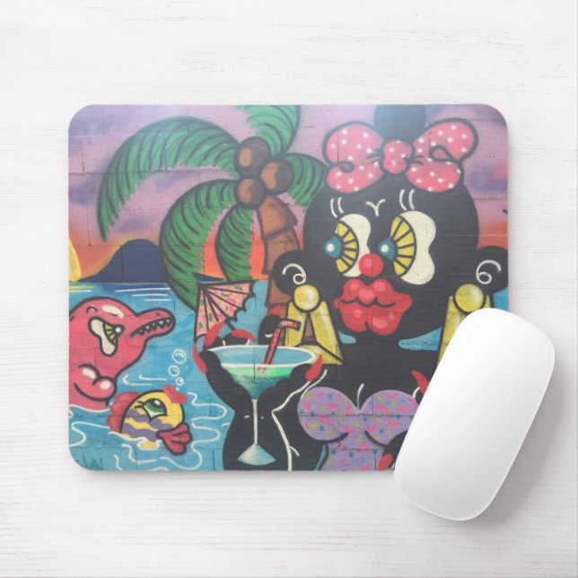 Black Betty Mouse Pad (With Mouse)