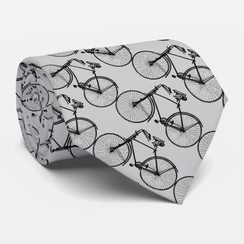 Black Bicycle for sporty man Tie