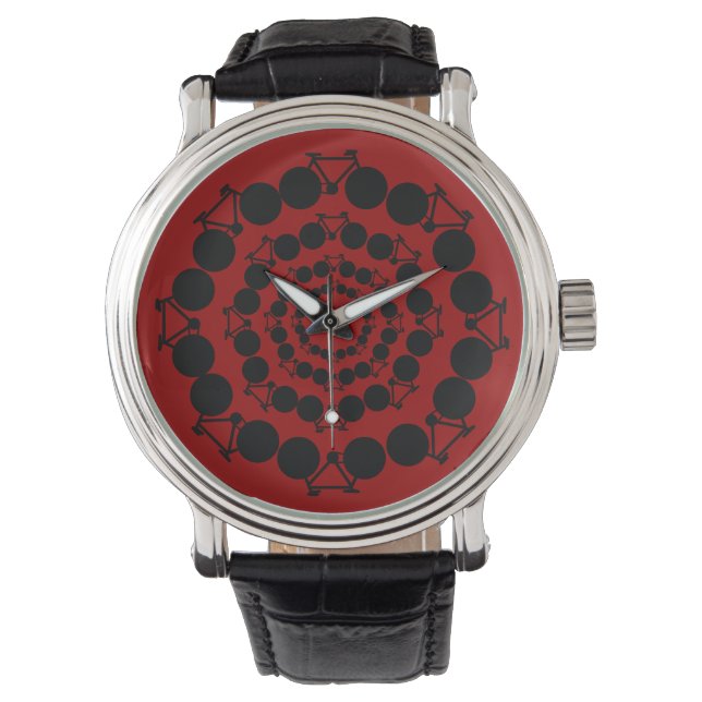 Black Bicycles Elegant  Watch (Front)