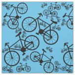 Black Bicycles Fabric