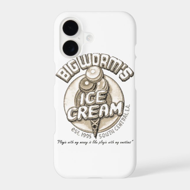 Black big worm  iphone case (Back)