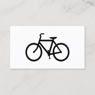 Black Bike Route Business Card