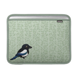 Black-billed Magpie Macbook Air Sleeve