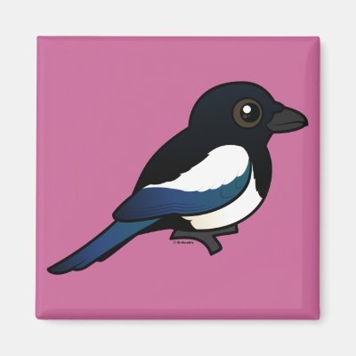 Black-billed Magpie Magnet