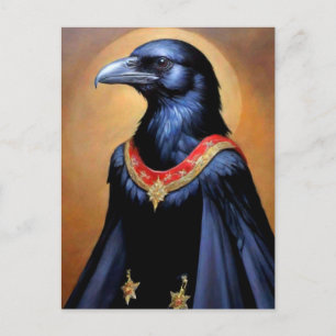 Black Bird Art Postcard