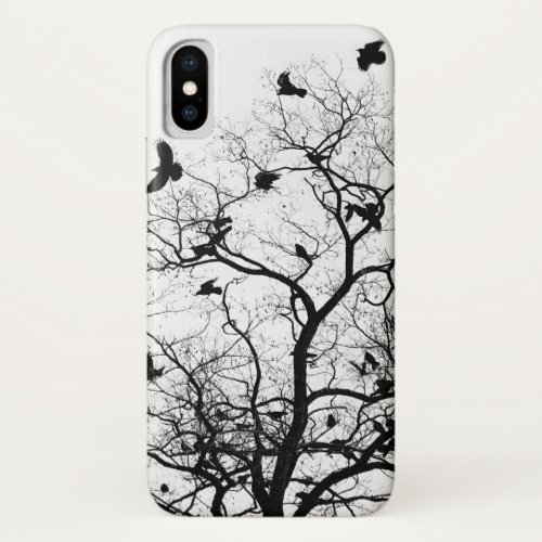 Black  Bird  iPhone X Case