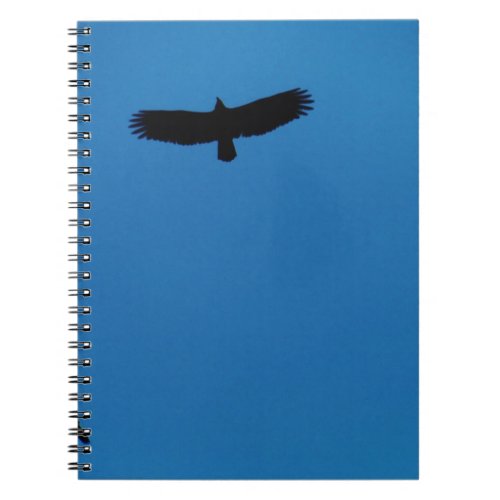 Black bird in a Blue Sky Notebook