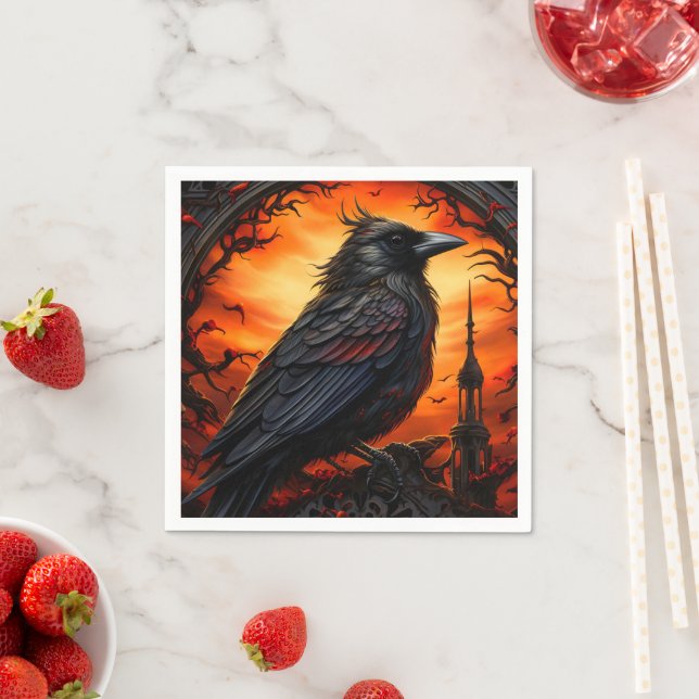 Black Bird Napkins (Insitu)