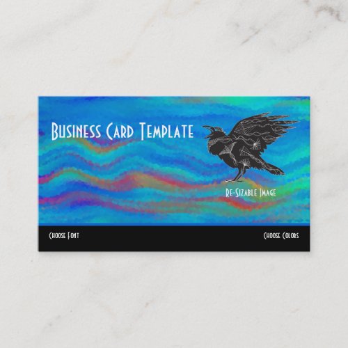 Black Bird Raven Business Card