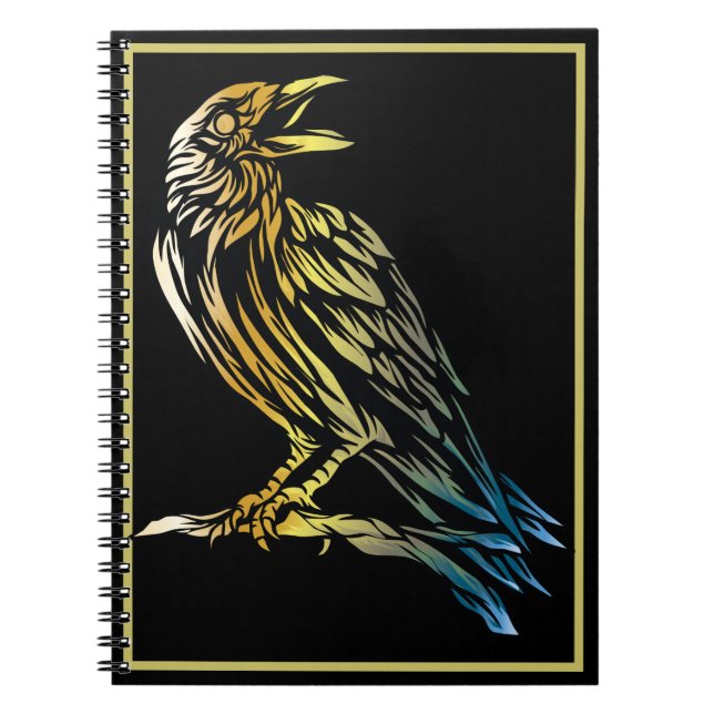 Black Bird The  Raven Notebook (Front)