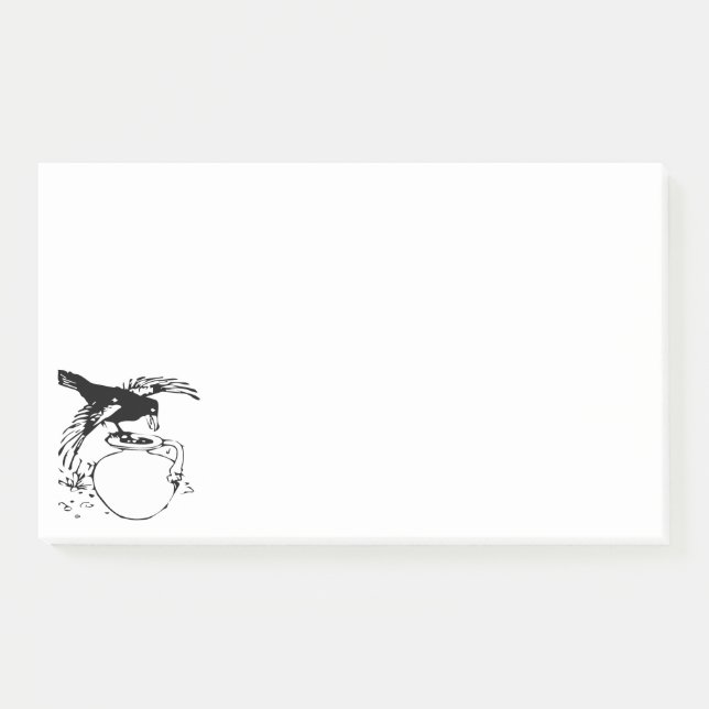 Black Bird The Raven Sticky Notes (Front)