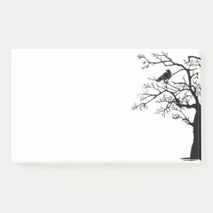 Black Bird The Raven Sticky Post-it Notes