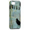 Black Bird with Stoplight "eccentric caricature"