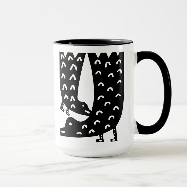 Black Birds Mug (Right)