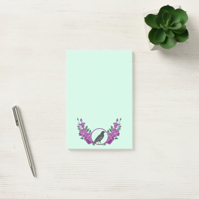 Black Birds Roses and Raven Notes (Office)