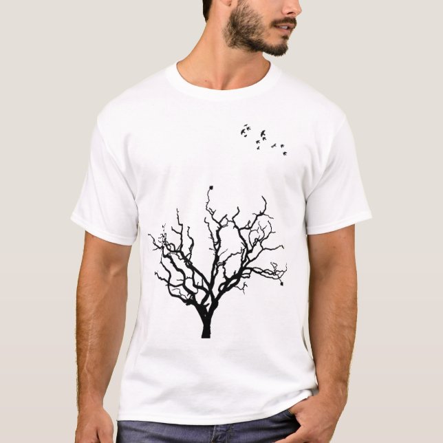 Black Birds T-Shirt (Front)