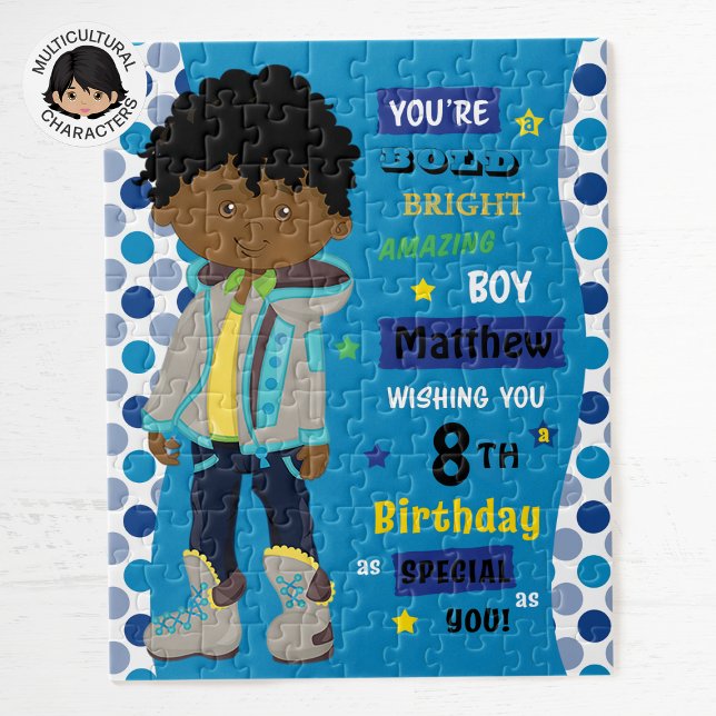 Black Birthday Boy Jigsaw Puzzle (Creator Uploaded)