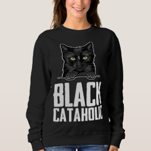 Black  Black cat  Black mom Sweatshirt