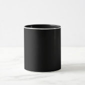 Black-black, simply elegant mug (Center)