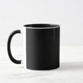Black-black, simply elegant mug (Left)