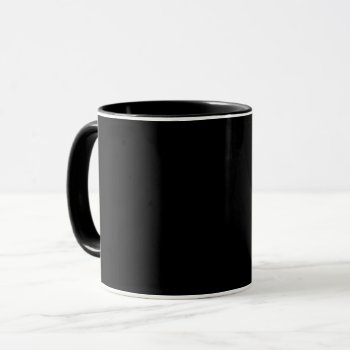 Black-black  Simply Elegant Mug by Virginia5050 at Zazzle