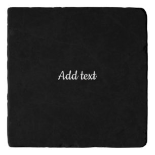 Black-black, simply elegant template, trivet