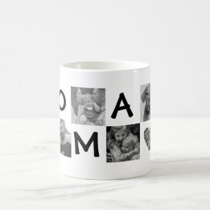 Black blank photograph sulks for granny or grandpa coffee mug