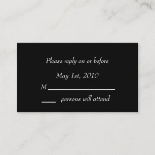 Black Blossom Enclosure Card