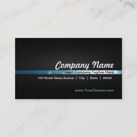 Black, Blue, Carbon Fiber Custom Business Cards