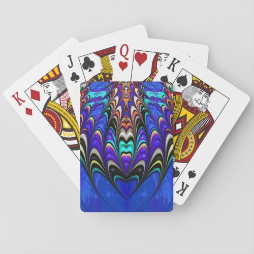 Black Blue Green Design Playing Cards  Original